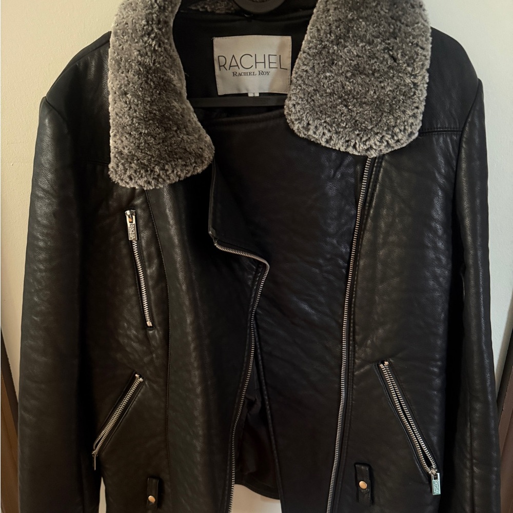 Rachel by Rachel Roy Leather Jacket